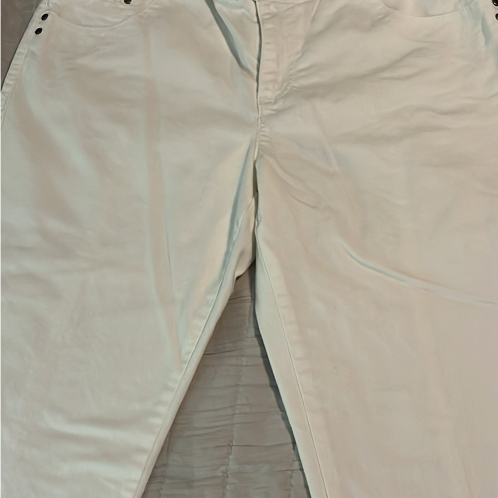 Chico's Off-White Straight-Leg Women's Jeans